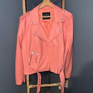 Levi’s Pink Leather Jacket